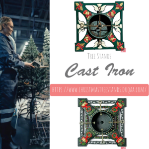 Duqaa Decorative Cast Iron Christmas Tree Stand 🎄 | Sturdy, Elegant, and Perfect for Your Festive Home Decor 🎅🌟