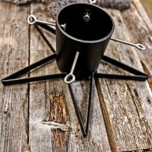 🎄✨ Sleek & Strong: The Ultimate Black Christmas Tree Stand! 🌟