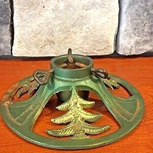 🎄 Chic Cast Iron Tree Holder: Sturdy Cast Iron Holiday Tree Base ✨