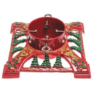 Add Festive Charm with Duqaa’s Bright Red Xmas Trees Intrinsic Designs Christmas Tree Stand 🎄🔴✨