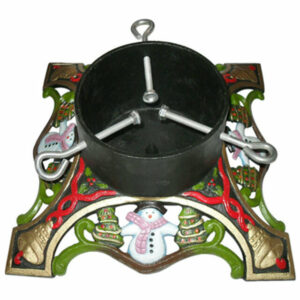 Add a Touch of Elegance with Duqaa’s Snowman and Bells Decorative Christmas Tree Stand 🎄⛄🔔